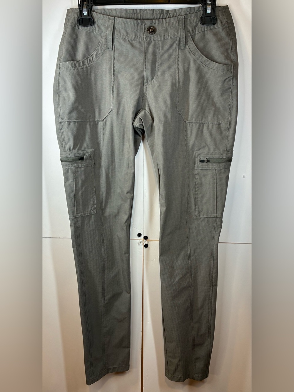 KUHL Women’s Gray Ripstop Hiking Cargo Pants Size 2 Regular Outdoor Trail